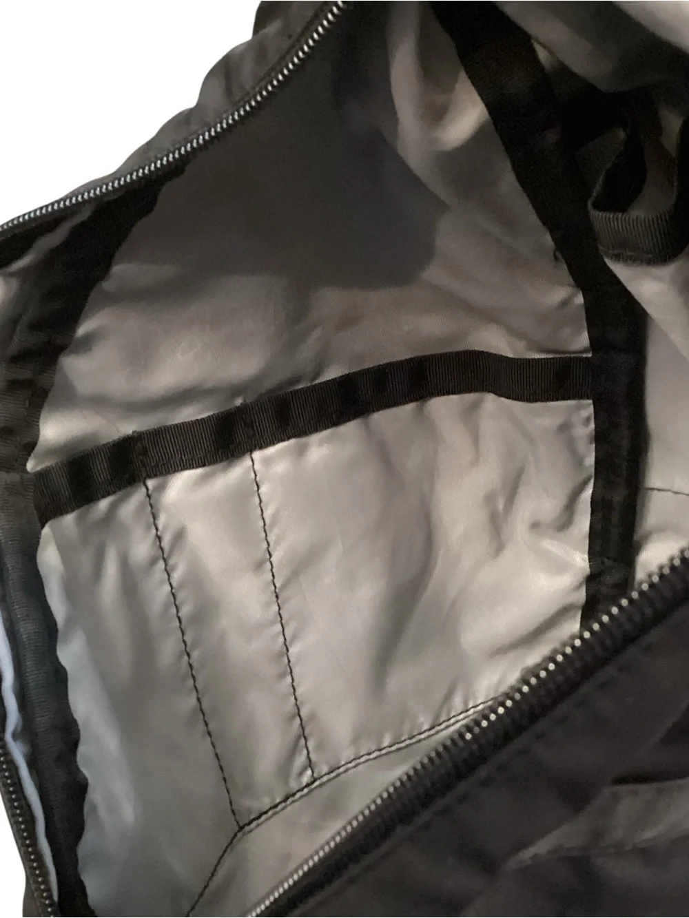 AmeriBag Healthy Back Bag Black‎ Nylon Crossbody Sling Backpack